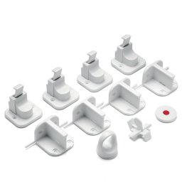 Set 4 incuietori magnetice pentru sertare si dulapuri REER