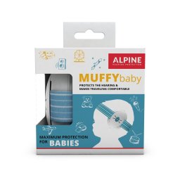 Casti antifonice pentru bebelusi Alpine Muffy Baby Blue, SNR 23