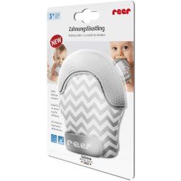 Manusa de dentitie pentru bebelusi 3+ luni, masaj gingival, Reer