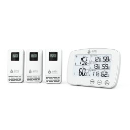 Termometru si higrometru digital Airbi TRIO cu 3 senzori wireless