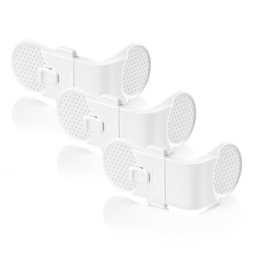 Set 3 sigurante REER pentru blocare sertare si usi de dulap