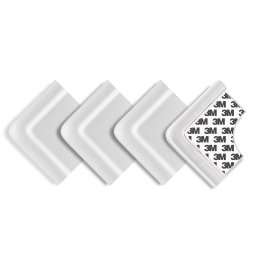 Set 4 protectii colturi copii din spuma poliuretan cu banda 3M Reer