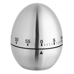 Timer analog de bucatarie EGG din otel inoxidabil, 60 minute