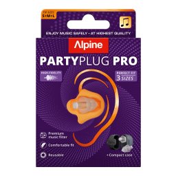 Dopuri de urechi pentru concerte si festivaluri Alpine PartyPlug Pro, S/M/L