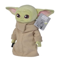 Jucarie de plus Disney The Mandalorian Baby Yoda Grogu 28 cm