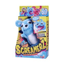 Jucarie de plus interactiva Simba ScreamerZ, ursulet albastru