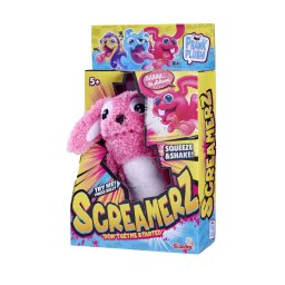 Jucarie de plus interactiva Simba ScreamerZ Iepuras Roz cu sunete