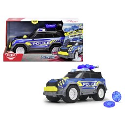 Masina de politie SUV Dickie cu sunete, lumini si disc shooter, 30 cm
