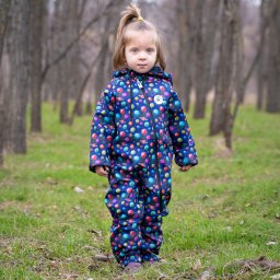 Salopeta impermeabila pentru copii Kidscare, softshell, Planete, marimea 98