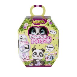 Pamper Petz Ursulet Panda interactiv cu accesorii, 15 cm, Simba
