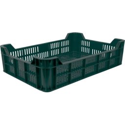 Lada perforata pentru fructe si legume M10, 21 L, PE, 60x40x15 cm