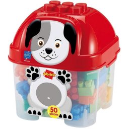 Set constructie Ecoiffier Abrick Catelus, 50 piese, multicolor
