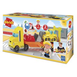 Camion de construit Ecoiffier Abrick cu vehicule si accesorii