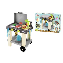 Gratar de jucarie Ecoiffier cu accesorii, 23 piese, 2 ani+