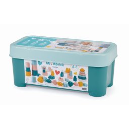 Set de constructie Ecoiffier Abrick 4 în 1 cu 41 piese pentru copii