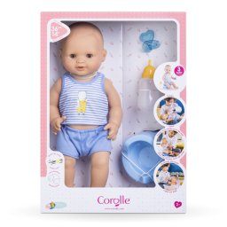 Papusa bebelus Corolle Paul 36 cm cu accesorii pentru olita