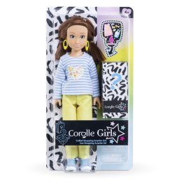 Papusa Corolle Zoe 28 cm cu accesorii surpriza pentru cumparaturi