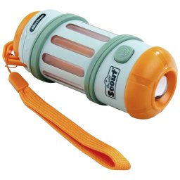 Lanterna 2 in 1 pentru copii, multicolor, cu lumina focalizata