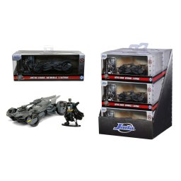 Set Batman si Batmobile metalic Justice League, scara 1:32