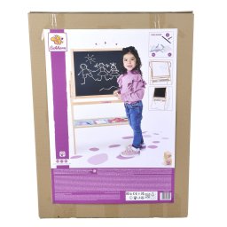 Tabla de desen din lemn Eichhorn cu 2 fete, accesorii incluse