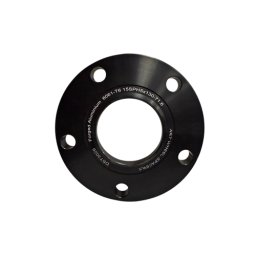 Distantier janta auto 15 mm 5x130, centrare 71.6, aluminiu forjat negru