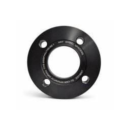 Distantier janta auto 20 mm 4x100, centrare 60.1, aluminiu forjat negru