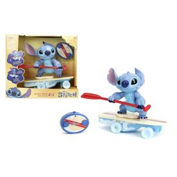 Jucarie Stitch cu telecomanda si placa de surf, figurina interactiva