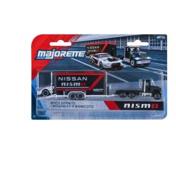 Set Majorette Transporter cu Mack Granite si Nissan GT-R Nismo GT3