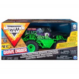 Masinuta RC Monster Jam Grave Digger, scara 1:24, 2.4 GHz