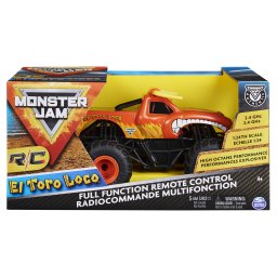 Masinuta RC Monster Jam El Toro Loco, scara 1:24, 2,4 GHz