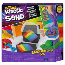 Set de joaca Kinetic Sand Sandisfactory cu 907 g nisip multicolor