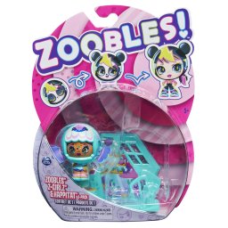 Figurina Zoobles Z-Girlz Fetita Peste cu transformare si Happitat