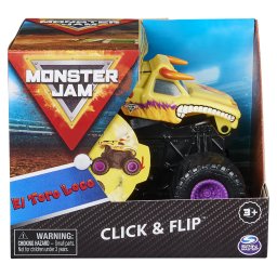Monster Jam El Toro Loco Click & Flip, camion scara 1:43