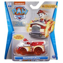 Masinuta metalica Marshall Spark Paw Patrol, True Metal, 3+ ani