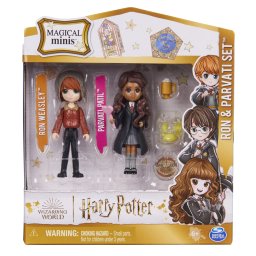 Set 2 figurine Harry Potter Magical Minis Ron si Parvati