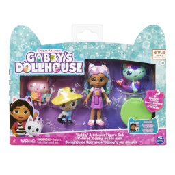 Set figurine Gabby's Dollhouse Curcubeu cu pisici si accesoriu surpriza