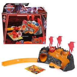 Set de antrenament Bakugan Titanium Dragonoid cu rampa si obstacole