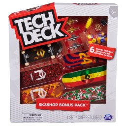 Set 6 fingerboard Tech Deck Sk8mafia cu accesorii pentru trucuri