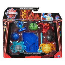 Set de lupta Bakugan Battle Pack cu Nillious, Mantid, Bruiser, Octogan si Trox