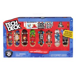 Set 8 fingerboard Tech Deck aniversar 25 ani cu figurina editie speciala
