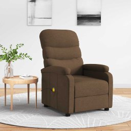 Fotoliu de masaj, maro, material textil GartenMobel Dekor