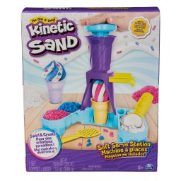 Kinetic Sand Statie de Servire pentru Inghetata Moale, 396 g