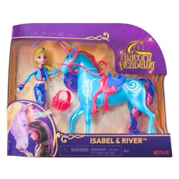 Set Unicorn Academy cu papusa Isabel si unicornul River, 4+ ani