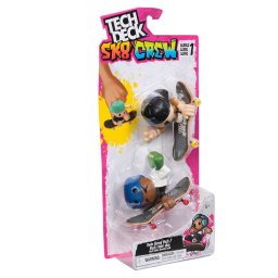 Tech Deck Sk8 Crew set cu 2 placi si 2 figurine, 9,6 cm, multicolor