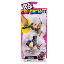 Tech Deck Sk8 Crew pachet cu 2 placi si 2 figurine, 9,6 cm