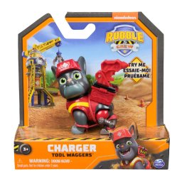 Figurina Charger Rubble & Crew 5 cm, cu accesoriu de constructie