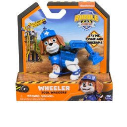 Figurina Wheeler Rubble & Crew 5 cm cu accesoriu mobil de constructie