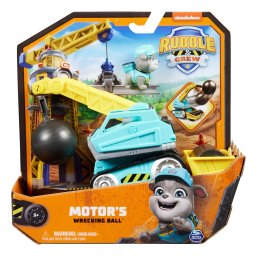 Rubble & Crew Motor si tractor cu bila de demolare, Spin Master