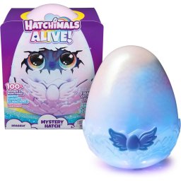 Hatchimals Alive Mystery Hatch Draggle, ou interactiv cu lumini si ceata