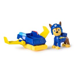 Patrula Catelusilor Action Pups Chase cu hoverboard si figurina 5 cm
